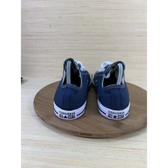 NEW Converse Chuck Taylor All Star Low Navy Blue Canvas Athletic Shoes Mens 9 - Picture 4 of 8